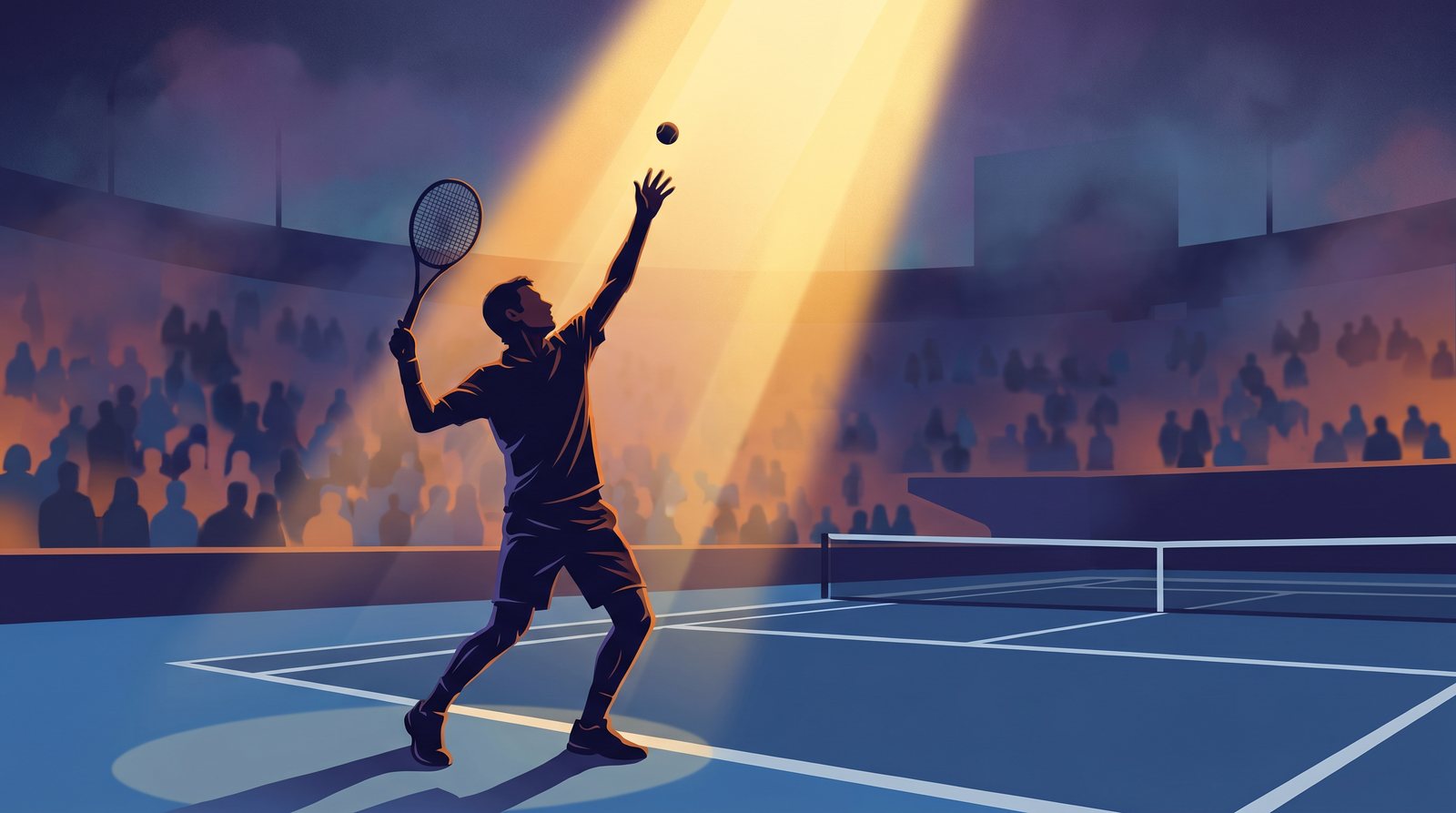 Tennis dynasty fantasy illustration — DynastyDaily